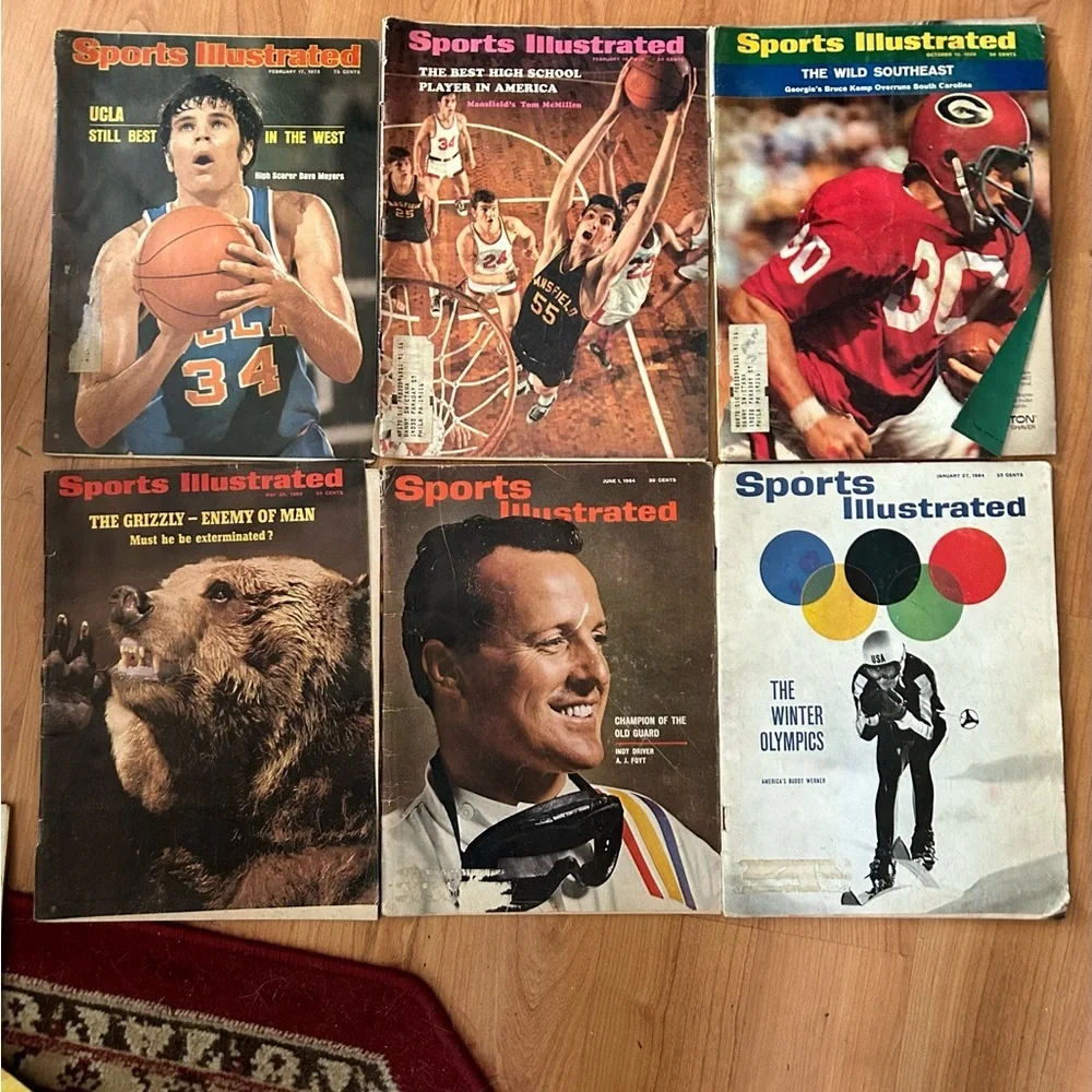 Vintage 60’s SPORTS ILLUSTRATED Magazines